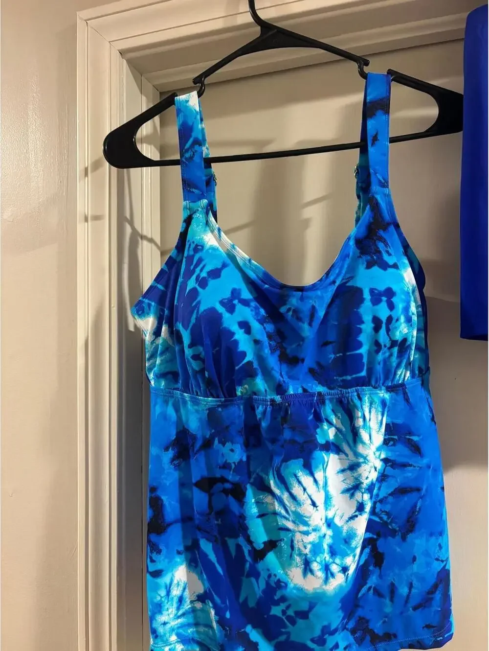 Blue Tie-Dye Tankini Set – Size 14 - Picture 2 of 6